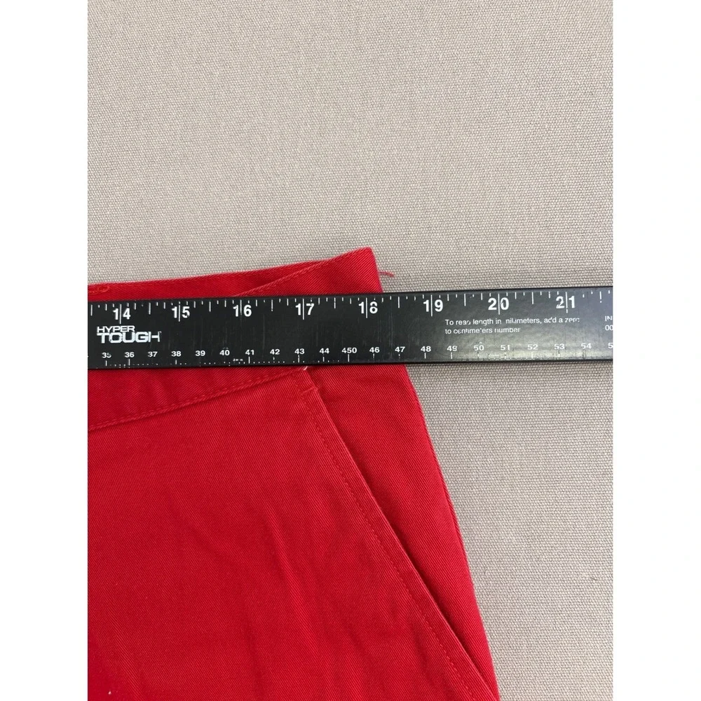Polo Ralph Lauren Mens Prospect Shorts Red Cotton Twill Chino Flat Front 36 x 9
